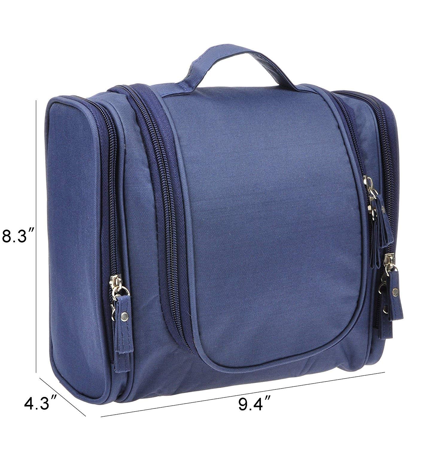Waterproof Travel Toiletry Bag for Women & Men - Makeup & Shaving Organizer for Vacations & Business Trips
