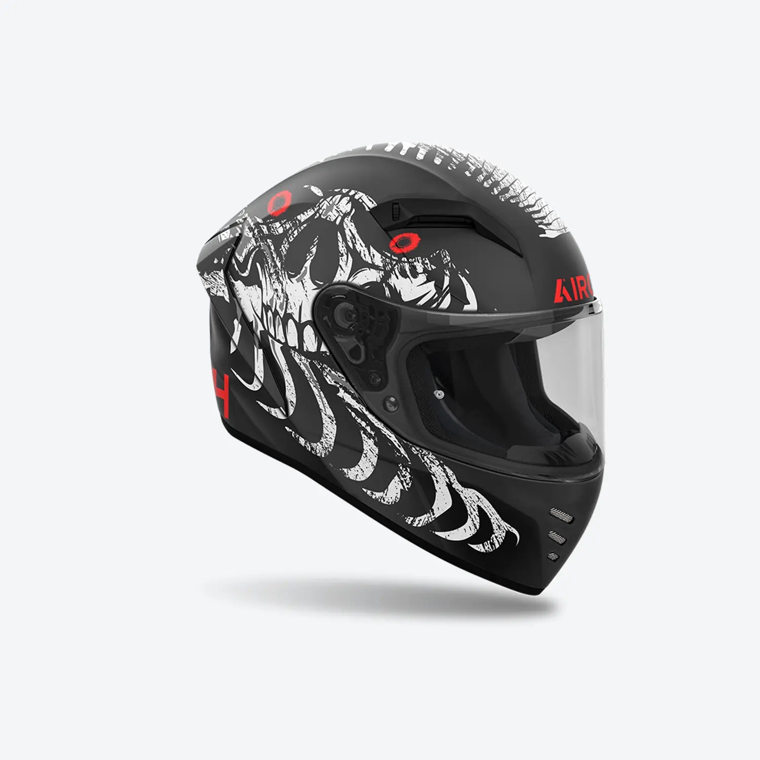 Airoh Connor Matt Myth Motorcycle Helmet - Lightweight, DOT & ECE Certified for Street & Off-Road Riding - Perfect for Commuting, Touring & Adventure Motorcycles