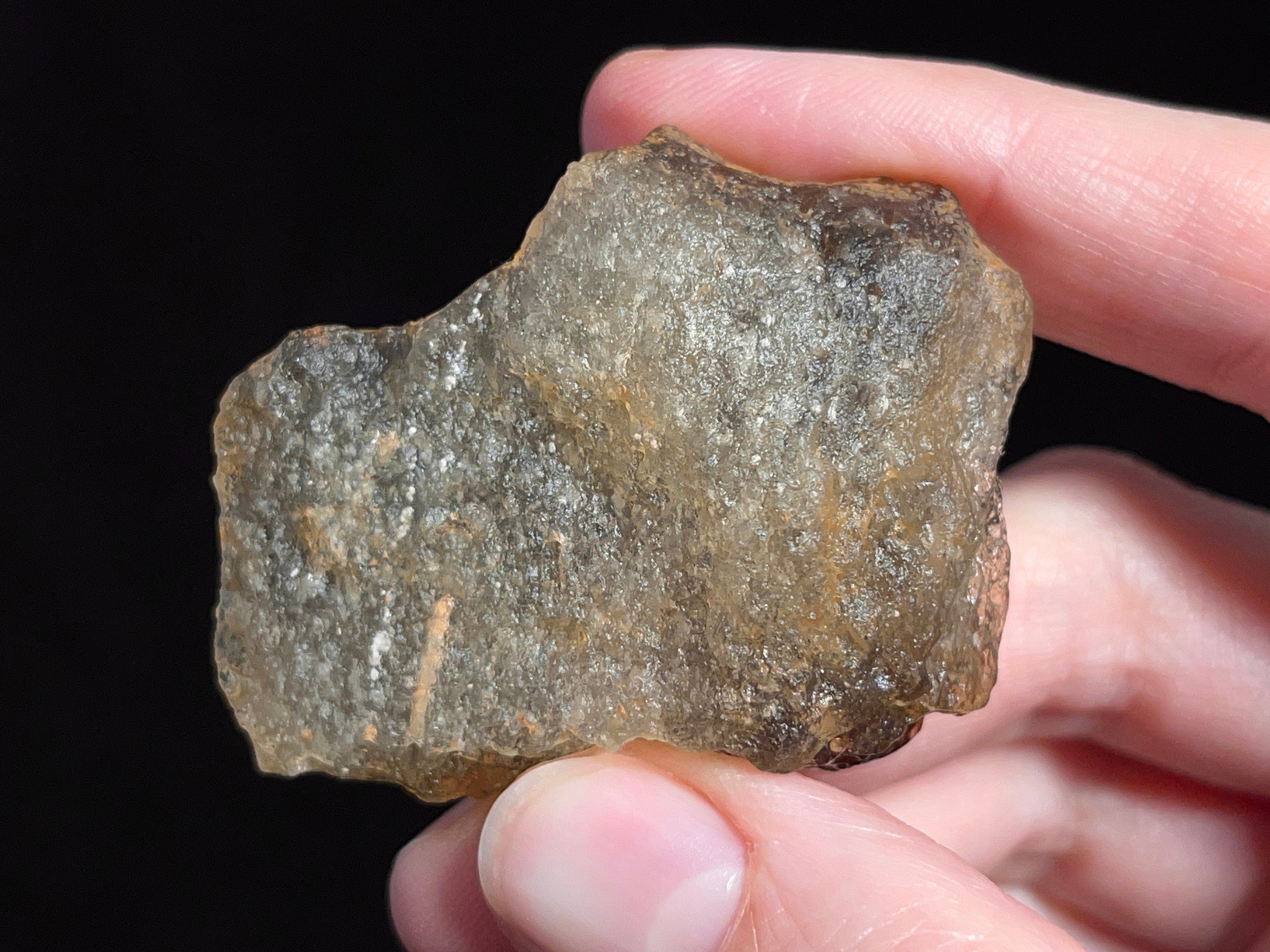 Libyan Desert Glass Raw Crystal - Rare 2A Grade 25.7g Natural Healing Stone for Meditation, Energy Work & Spiritual Healing | Metaphysical Crystals Collection