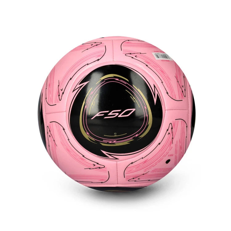 Adidas F50 Messi Mini Soccer Ball - Light Pink & Black - Perfect for Kids Training, Collectibles & Indoor/Outdoor Play