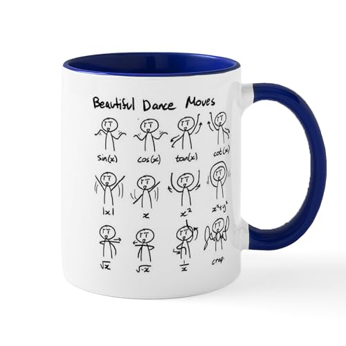 White/Navy Inside - Beautiful (Math) Dance Moves Mug