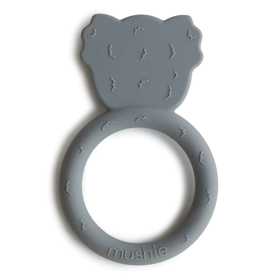Mushie Animal Teether - BPA-Free Baby Teething Toy for Soothing Sore Gums - Perfect for Infants & Toddlers at Home or On-the-Go