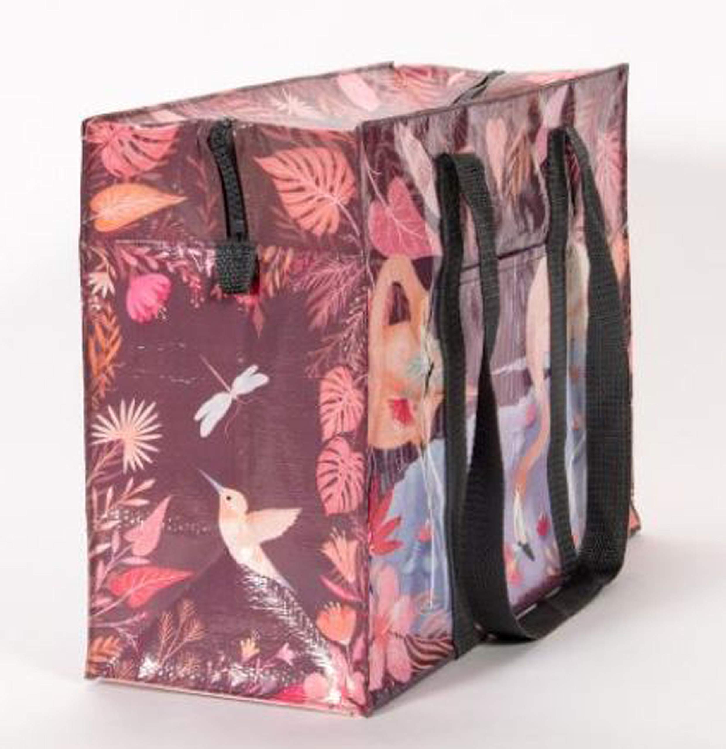 Blue Q Flamingo Print Shoulder Tote Bag - Stylish & Durable Women's Handbag for Work, Beach & Shopping