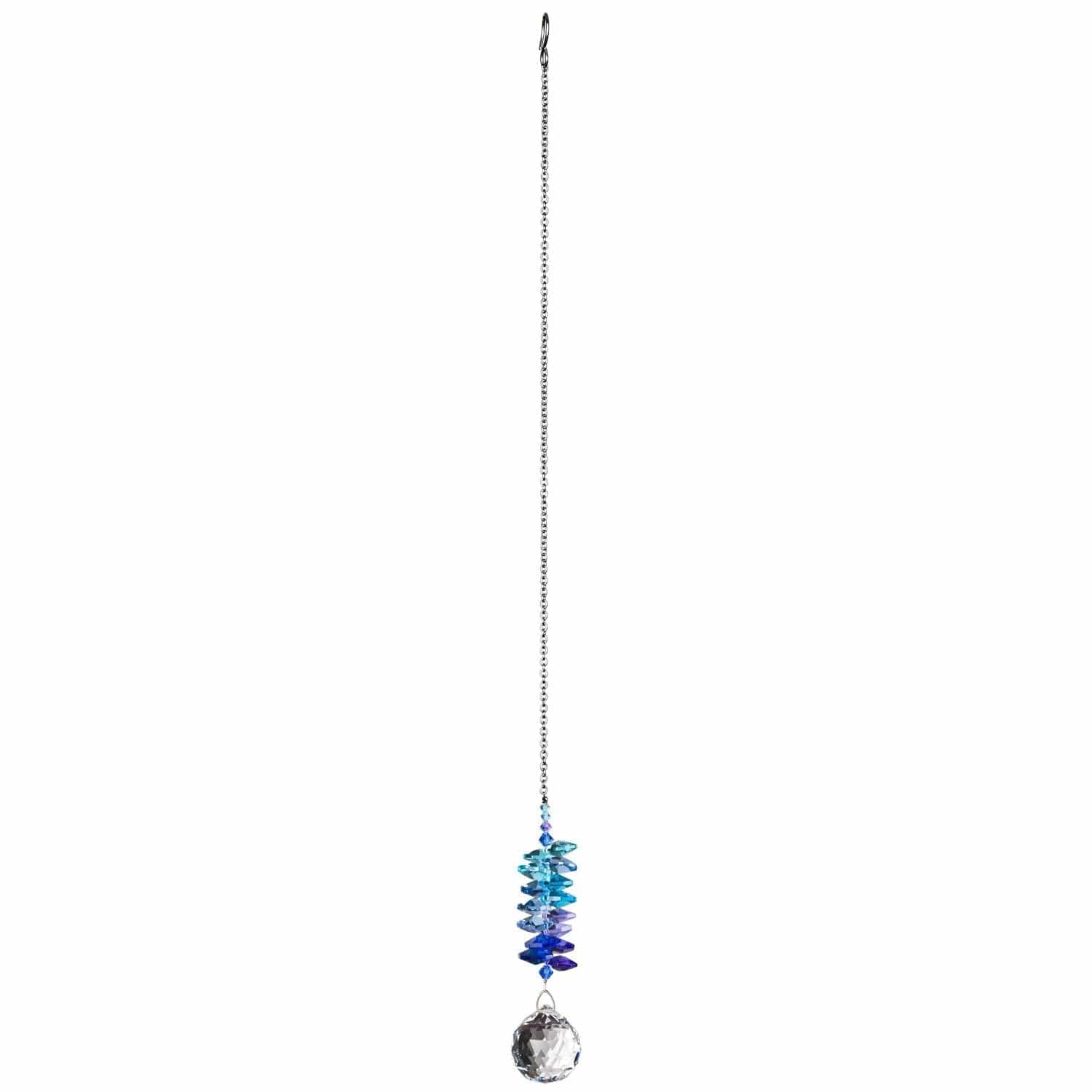 Crystal Moonlight Grand Cascade Suncatcher - Handmade Glass Window Decor for Home & Garden - Perfect for Living Room, Bedroom, Office & Gift Giving