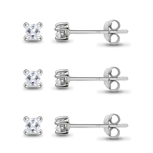 3 Pairs - Silver