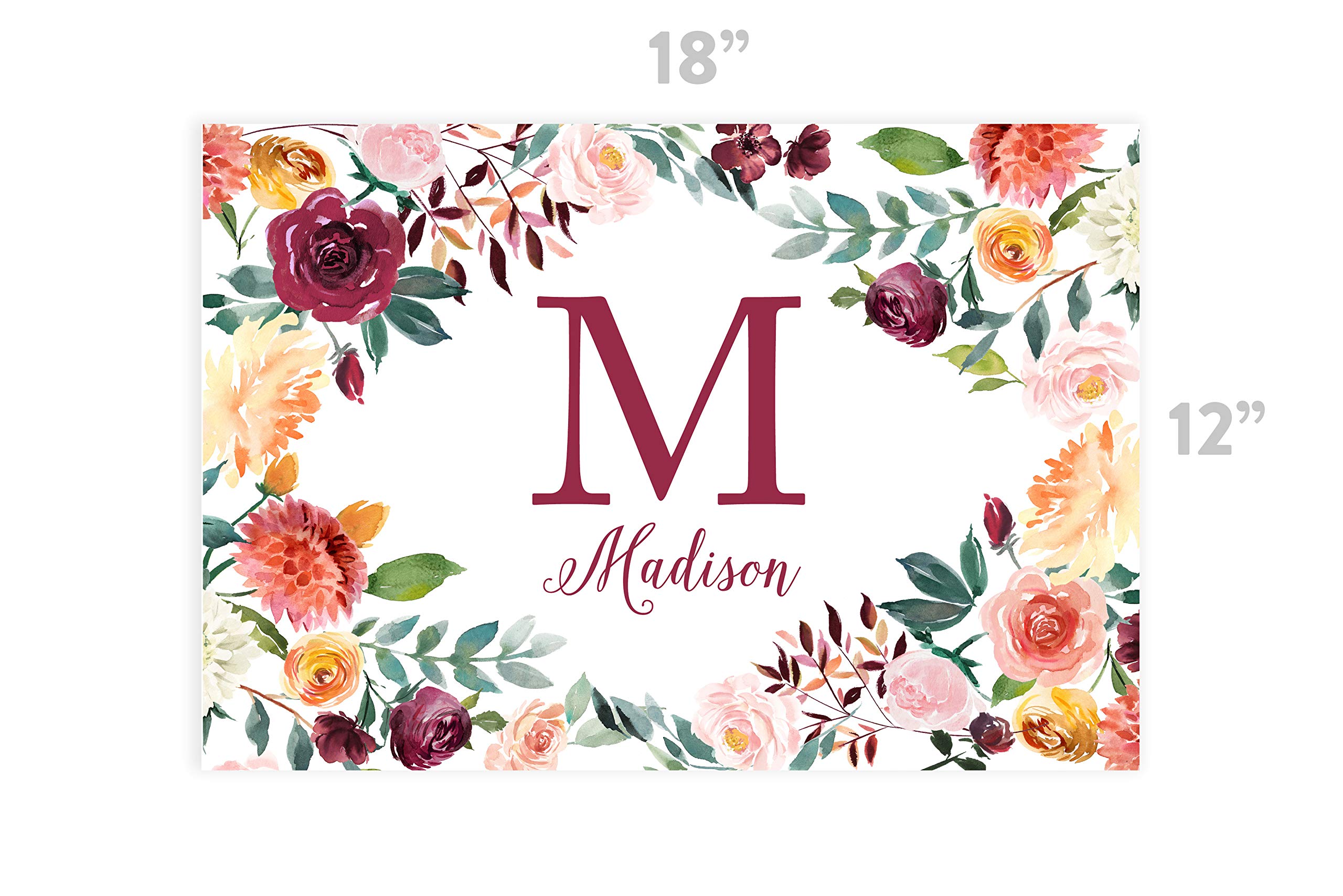 Custom Personalized Disposable Paper Placemats - 12