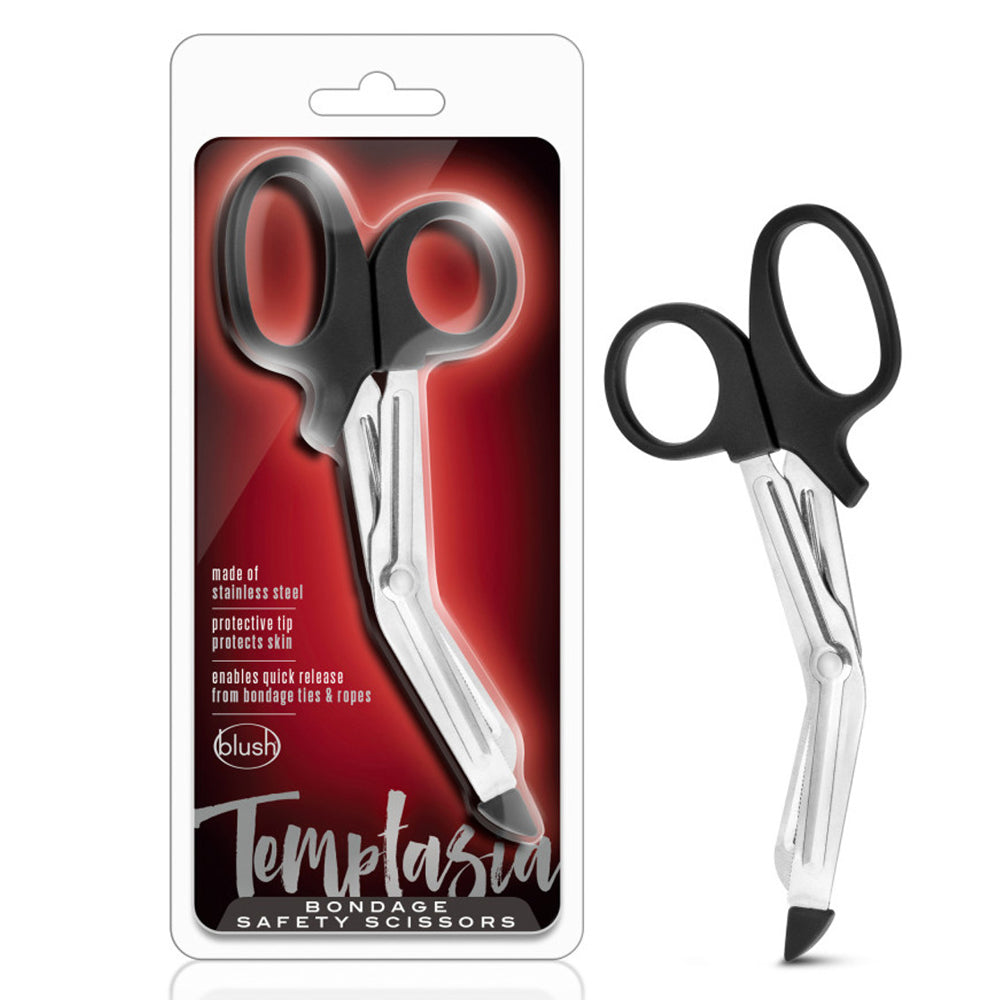 Emergency Safety Scissors for Bondage & First Aid - Sharp Stainless Steel Shears for Quick Release, Medical Use, and Outdoor Survival Gear
