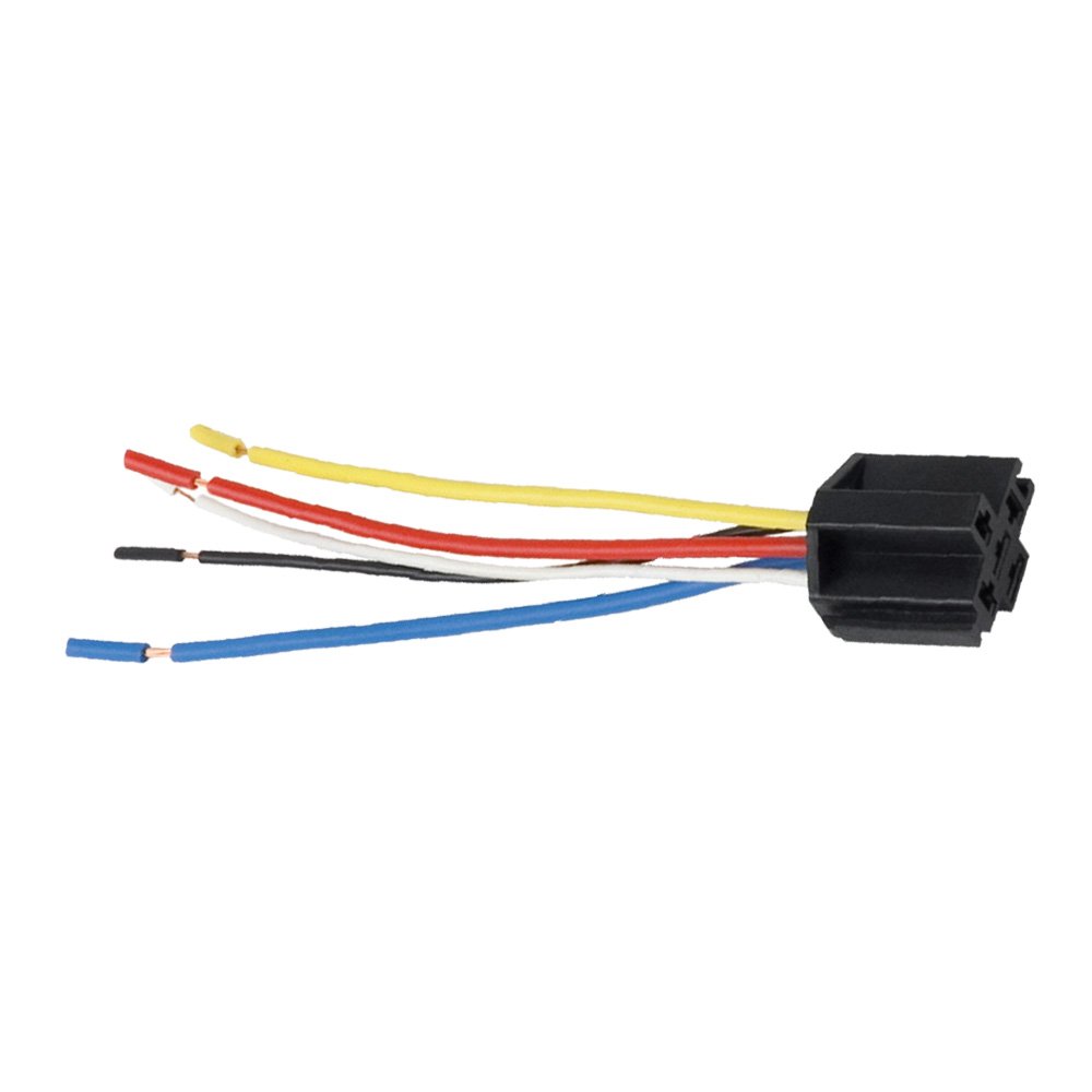 Bullz Audio BRS5 5-Wire Relay Socket Kit - 10 Pack for Car Audio, Marine & Home Automation Systems