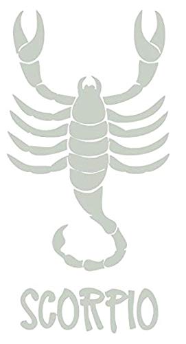 Scorpio Zodiac Sign 2Dye Cut Decal Stickers for Cars, Bumpers, Windows, Notebooks, Laptops, and Home Decor