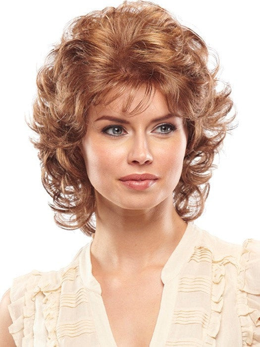 Bella Synthetic Wig with Mono Top - Soft & Natural Looking Hairpiece for Women | Perfect for Cosplay, Costume Parties, and Everyday Wear