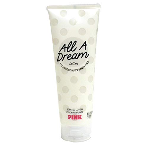 Victoria's Secret Pink All A Dream Polka Dot Scented Body Lotion - 8 Fl Oz Moisturizing Lotion for Women, Floral Fragrance, Soft & Smooth Skin - Perfect for Daily Use, Gift Sets & Self-Care Routine