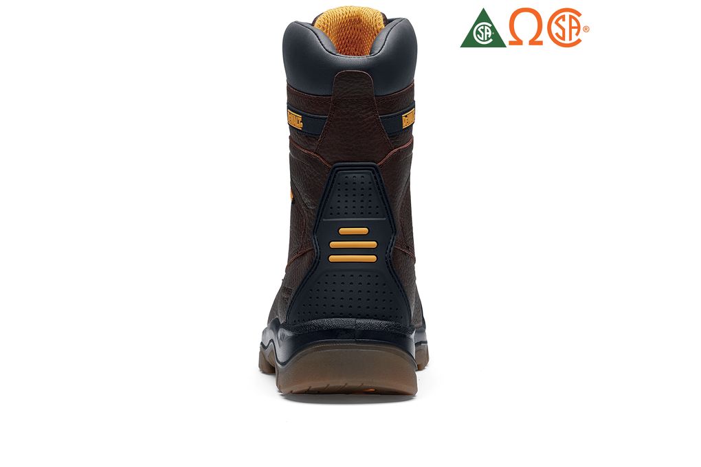 DeWalt Spark 8 CSA Certified Safety Work Boots for Men - Steel Toe Electrical Hazard Construction Shoes for Electricians & Industrial Workers