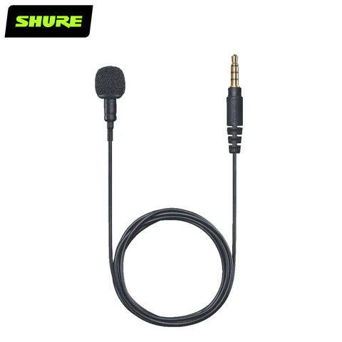 Shure MVL Omnidirectional Condenser Lavalier Microphone with 3.5mm Jack - Perfect for Podcasting, Interviews, YouTube Videos & Live Streaming