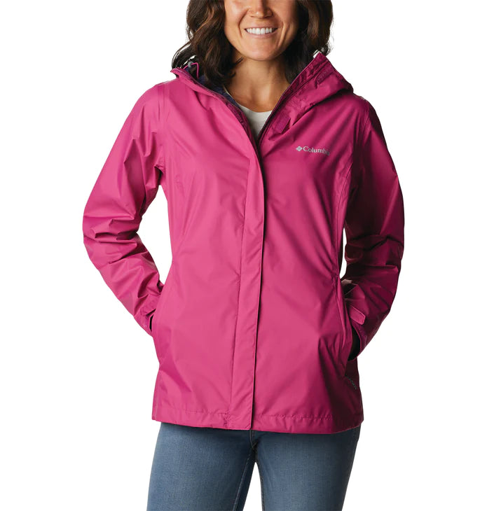 Columbia Women's Arcadia II Waterproof Rain Jacket - Lightweight, Breathable Windbreaker for Hiking, Camping & Outdoor Activities