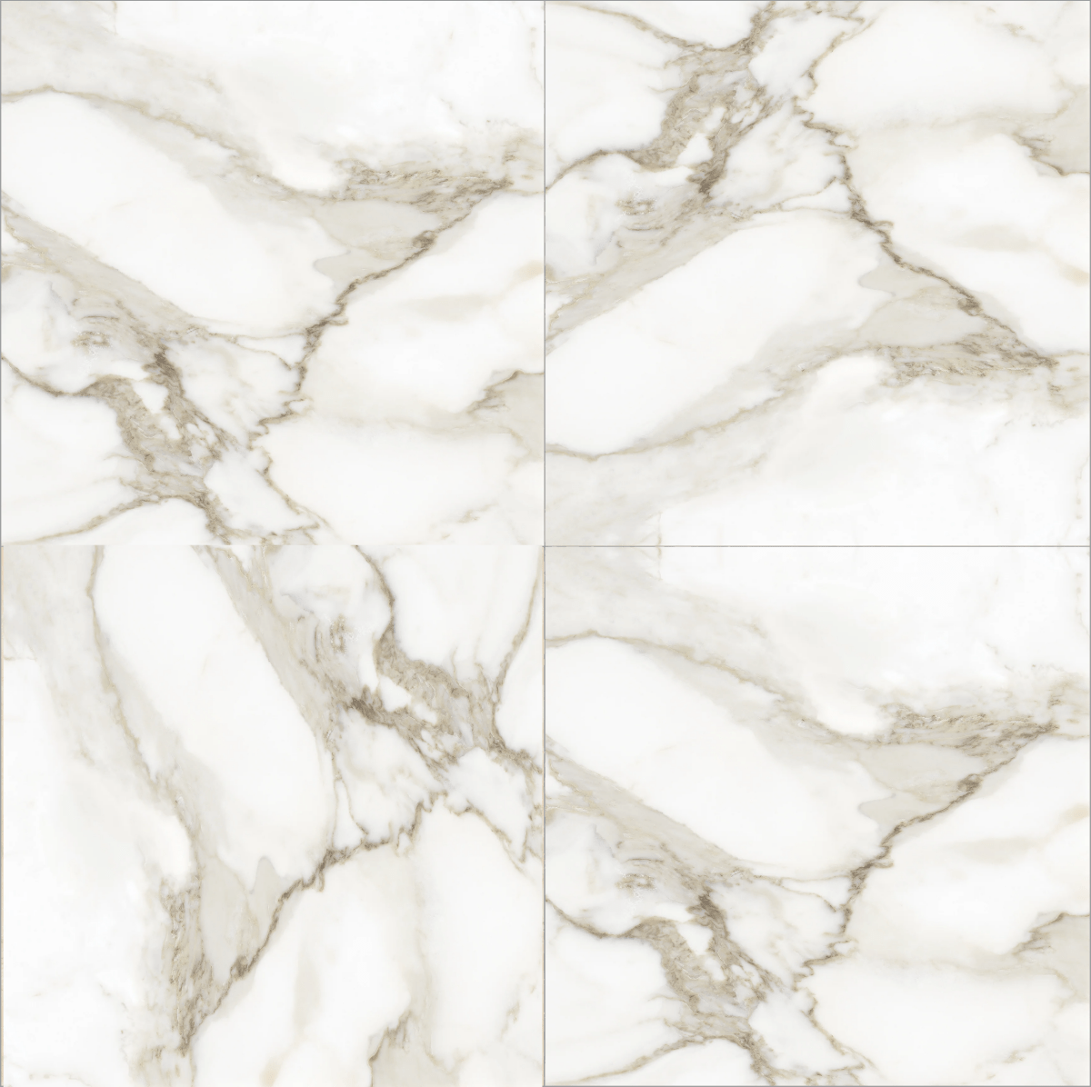 24 X 24 Inch La Marca Calacatta Polished Rectified Glazed Porcelain Tile - Premium Kitchen & Bathroom Flooring for Modern Homes