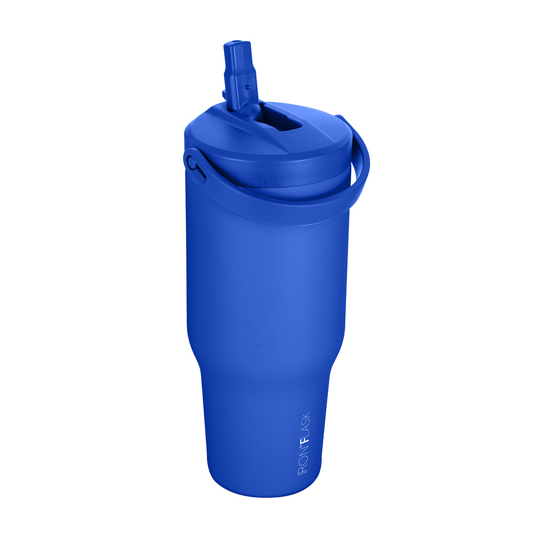 30 Oz Sidekick Insulated Stainless Steel Water Bottle with Straw Lid - Leakproof & Sweatproof - Keep Drinks Cold 24Hrs/Hot 12Hrs - Perfect for Gym, Hiking, Travel & Office Use