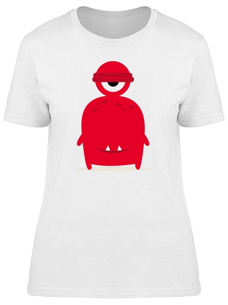 Red Monster Graphic T-Shirt for Women - Comfortable Cotton Tee for Casual Wear, Street Style & Everyday Outfits
