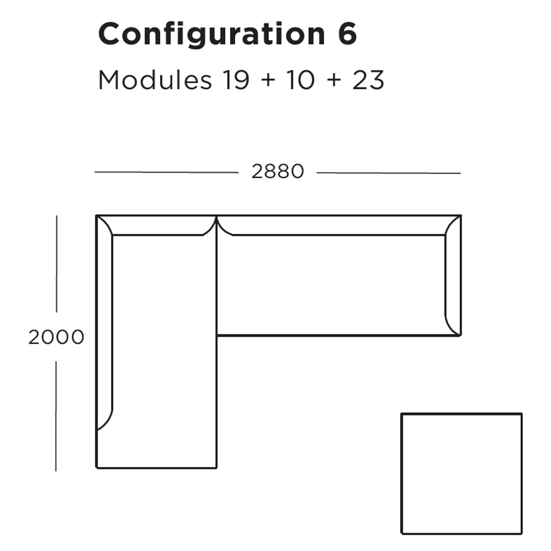Modular Sofa Set - 9 & 16 Piece Configurable Sectional Couch for Living Room, Lounge & Home Theater Comfortable Seating Solution
