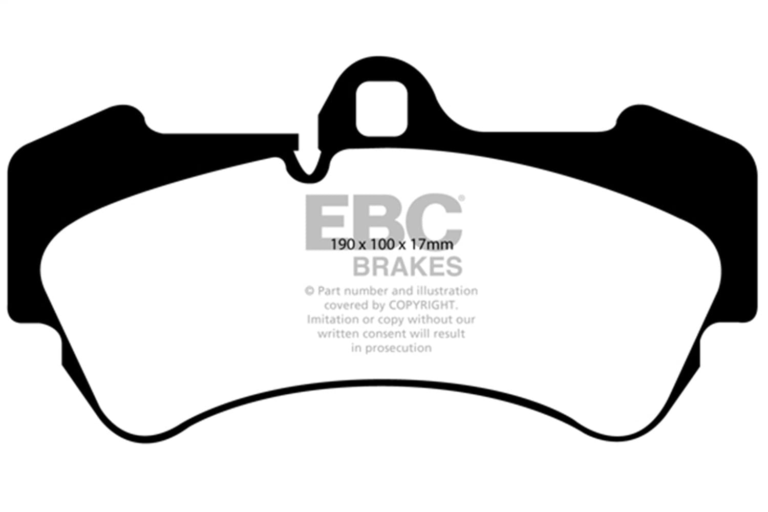 EBC Brakes DP51521NDX Bluestuff Performance Brake Pads - High Friction Ceramic Compound for Track & Street Use - Perfect for Sports Cars & High-Performance Vehicles