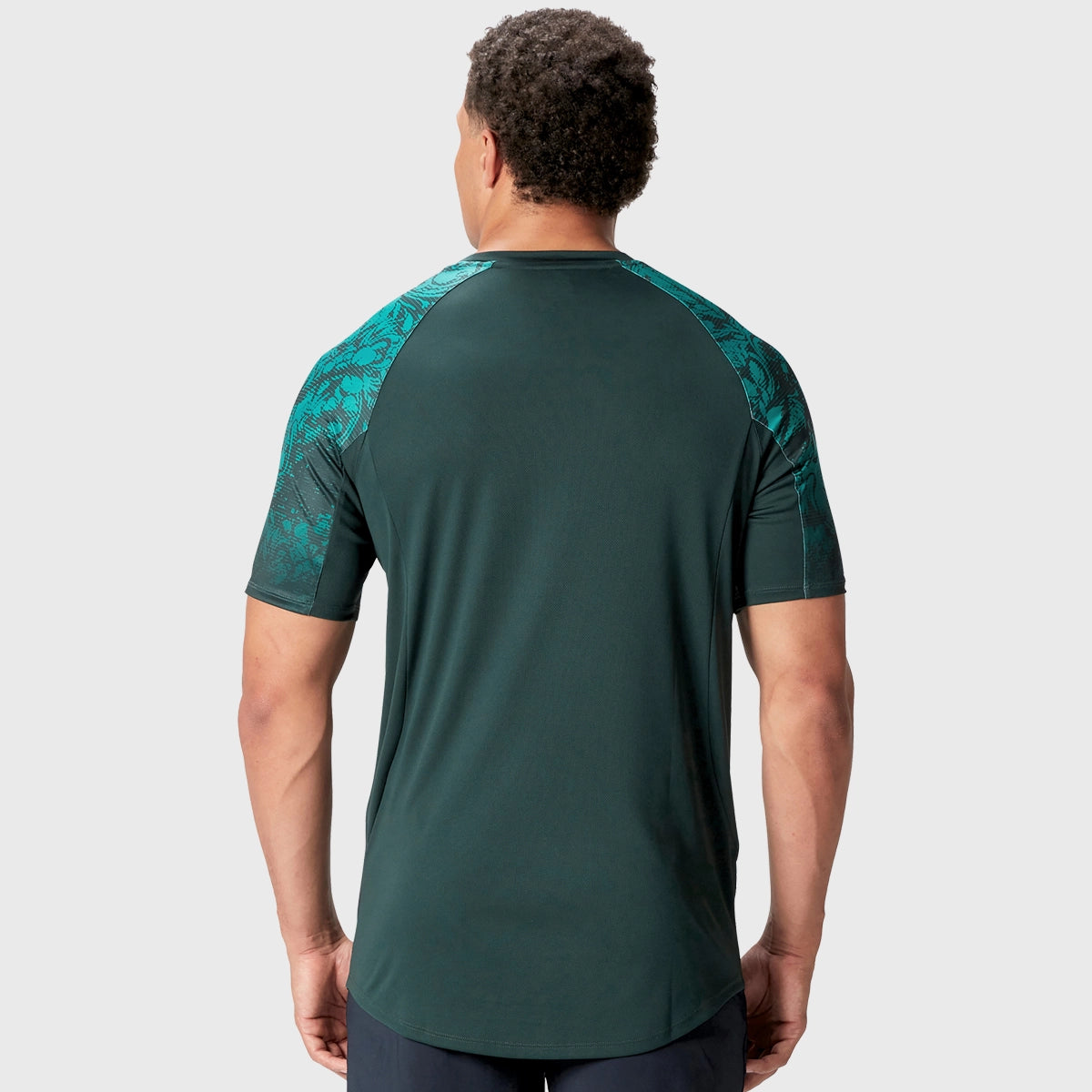 Canterbury British & Irish Lions Men's Superlight Performance T-Shirt - Green Rugby Jersey for Training & Match Days