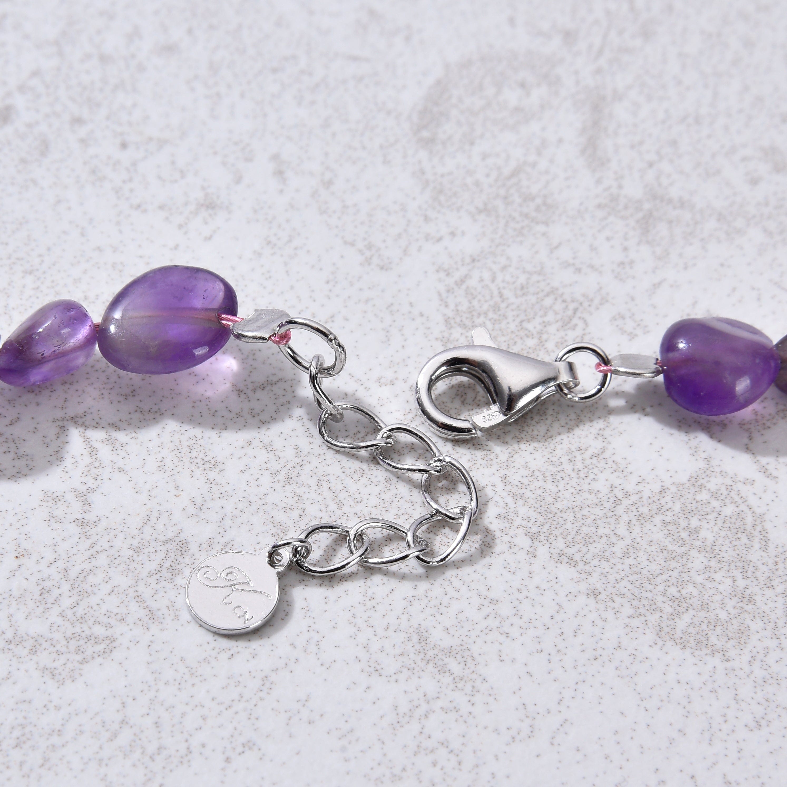 8mm Genuine Amethyst Beaded Necklace & Multi-Wrap Bracelet Set - Healing Crystal Jewelry for Meditation, Yoga & Spiritual Wellness