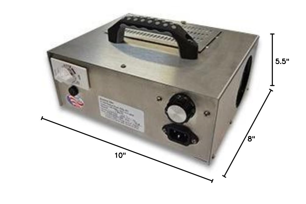 Ozone Generator Pro 4 with Auto Shutoff Timer - 2100 mg/h Output for Home, Office & Car Air Purification - Eliminates Odors, Mold & Bacteria