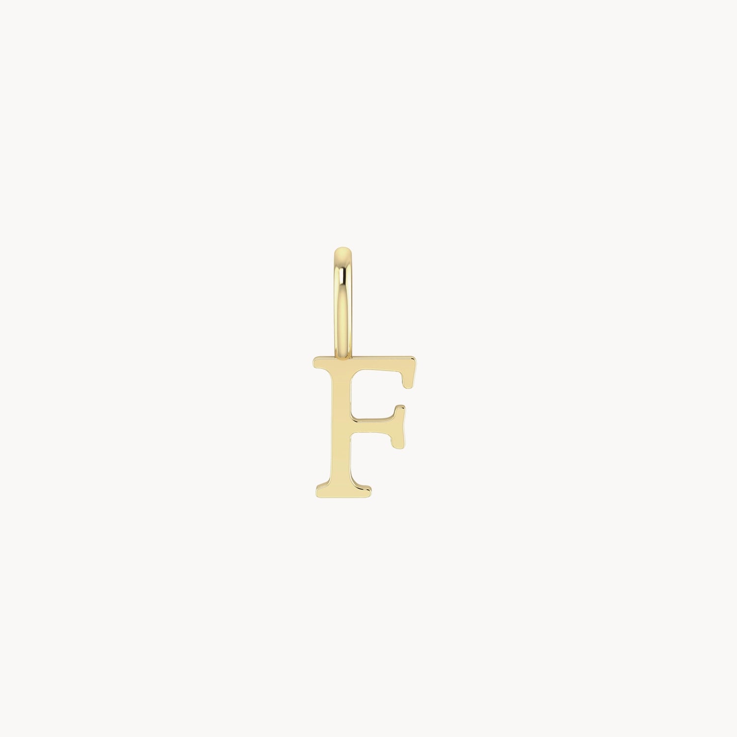 10K Yellow Gold Letter Charm - Personalized Initial Pendant for Necklaces & Bracelets - Perfect for Gifts, Birthdays, and Everyday Jewelry