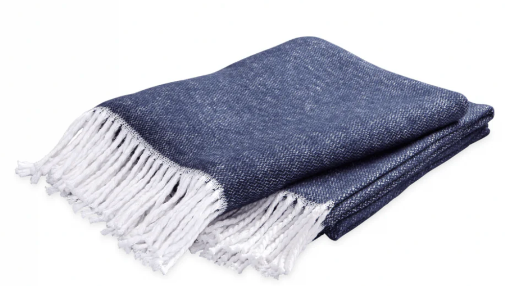 Premium Navy Blue Throw Blanket - Soft & Cozy Fleece Blanket for Couch, Bed, and Travel - Perfect for Home Decor, Gifts, and Relaxation