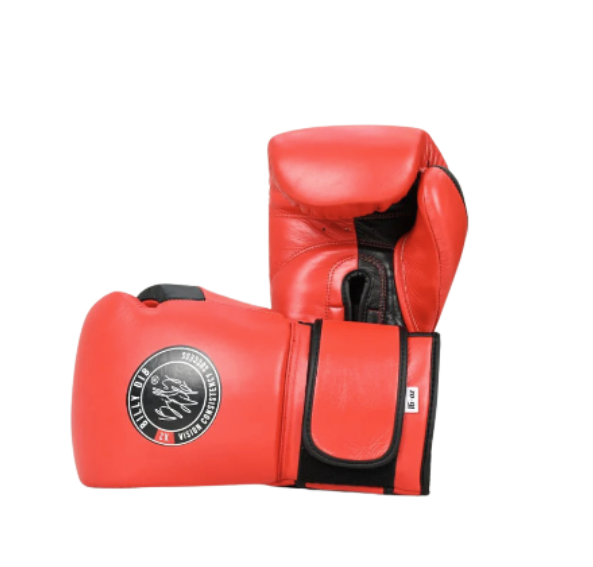 Billy Dib Boxing Gloves - Professional Red Training Gloves for Boxing, MMA & Fitness - Perfect for Sparring, Bag Work & Gym Training