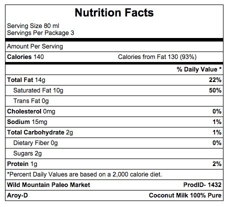 Aroy-D 100% Pure Coconut Milk - BPA-Free, 8.5 Oz (Pack of 32) - Paleo, Vegan & Keto Friendly - Perfect for Cooking, Baking, Smoothies & Coffee Creamer