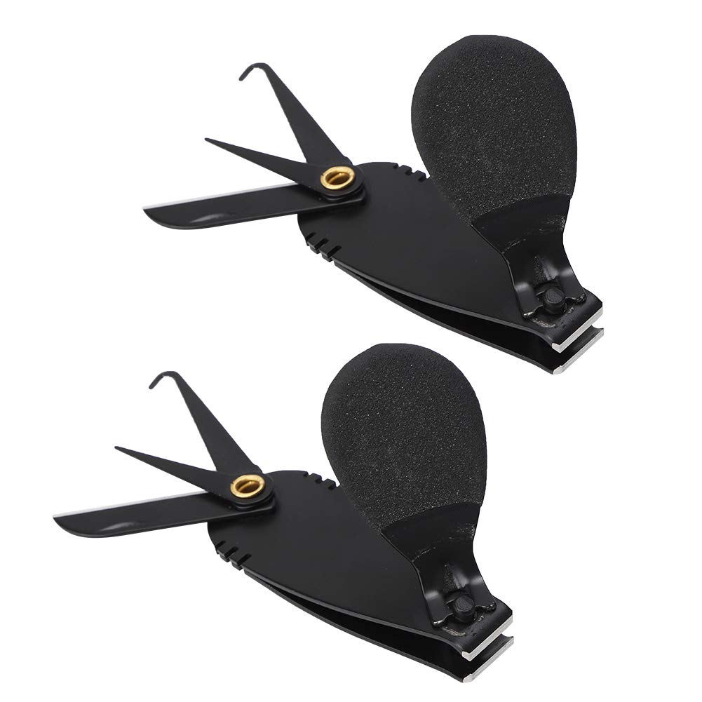 VBESTLIFE 2PCS Stainless Steel Fishing Line Cutters - Multi-Function Fishing Nipper Tool for Braid, Fluorocarbon & Monofilament Lines | Perfect for Saltwater & Freshwater Fishing Accessories