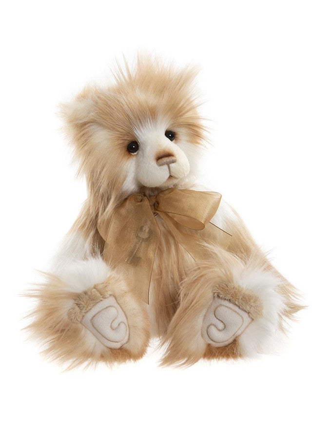 Charlie Bear Nadine - Adorable Plush Teddy Bear for Kids & Collectors | Perfect Gift for Birthdays, Valentine's Day & Nursery Decor