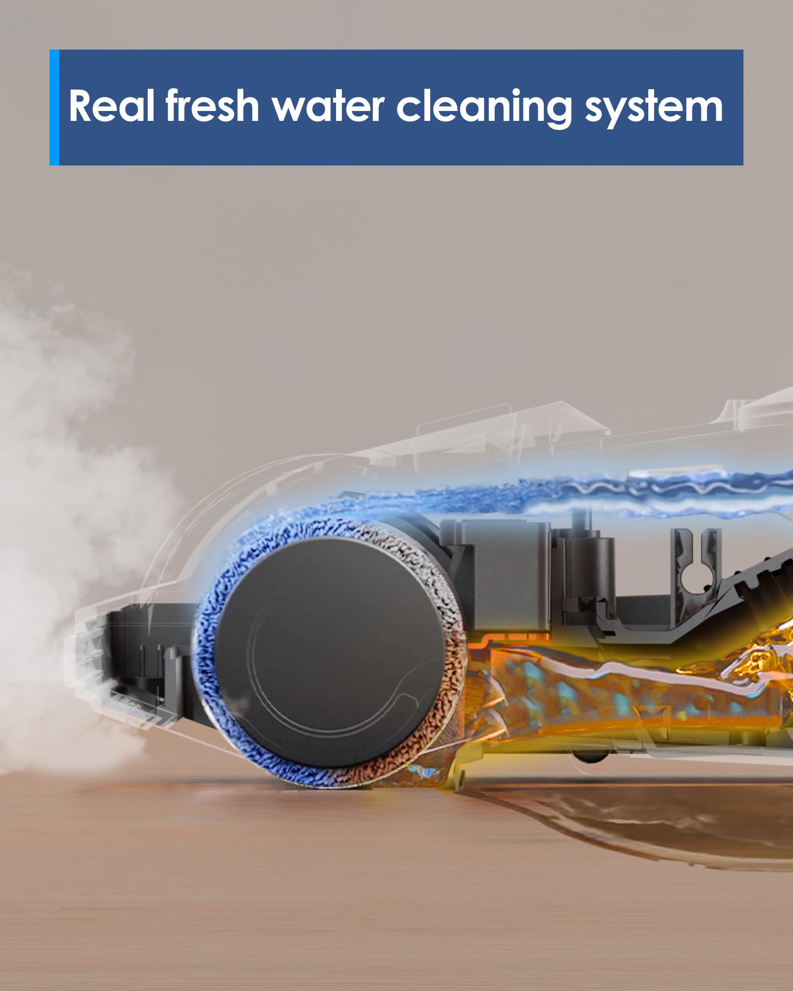 Tineco iFLOOR 5 Steam Corded Wet Dry Vacuum Cleaner - All-in-One Steam Mop for Hardwood Floors, 248℉ High-Temperature Steam, Self-Cleaning System - Perfect for Sticky Messes, Pet Hair, and Deep Cleaning Kitchens & Bathrooms