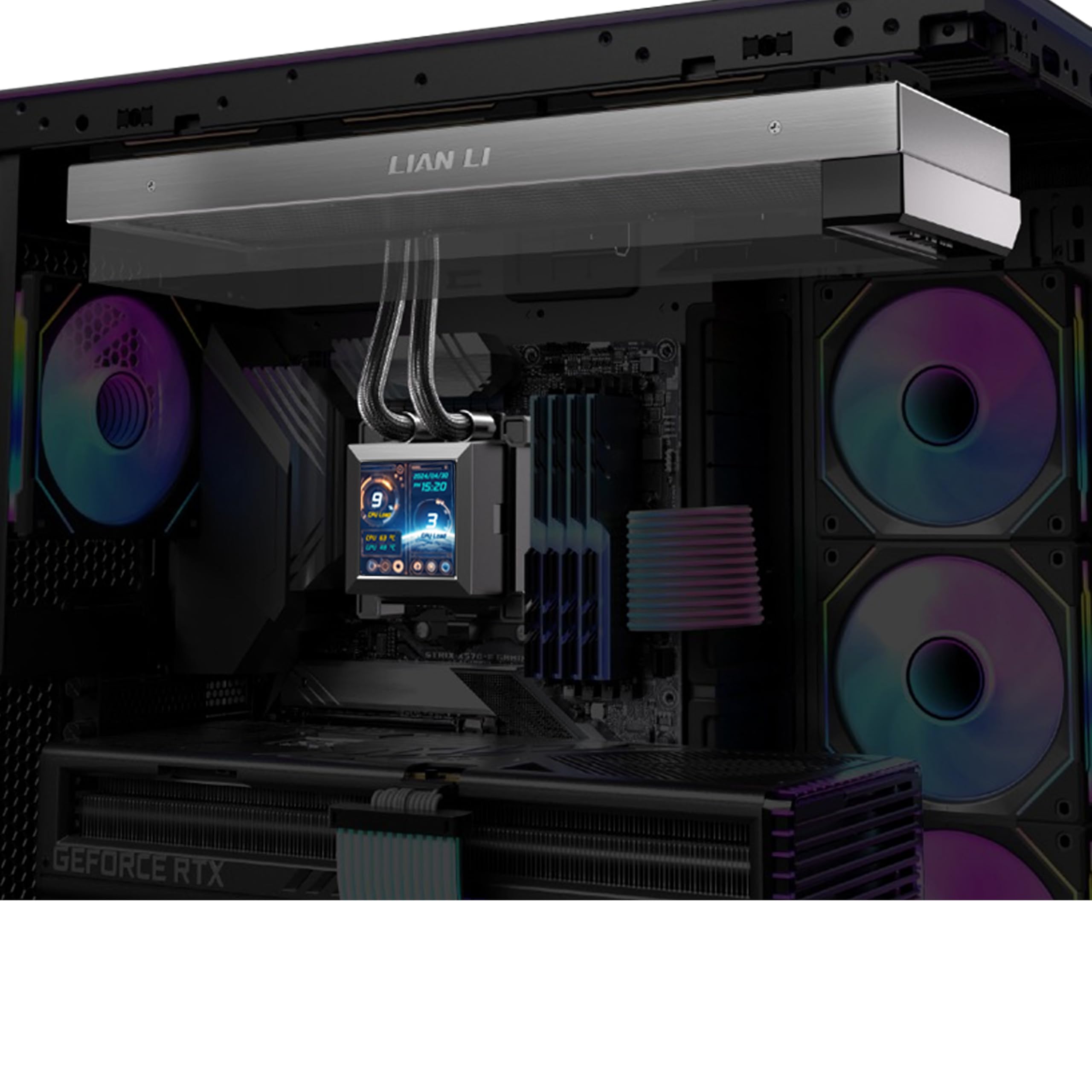 Lian Li Hydroshift LCD 360 AIO Liquid CPU Cooler - 2.88