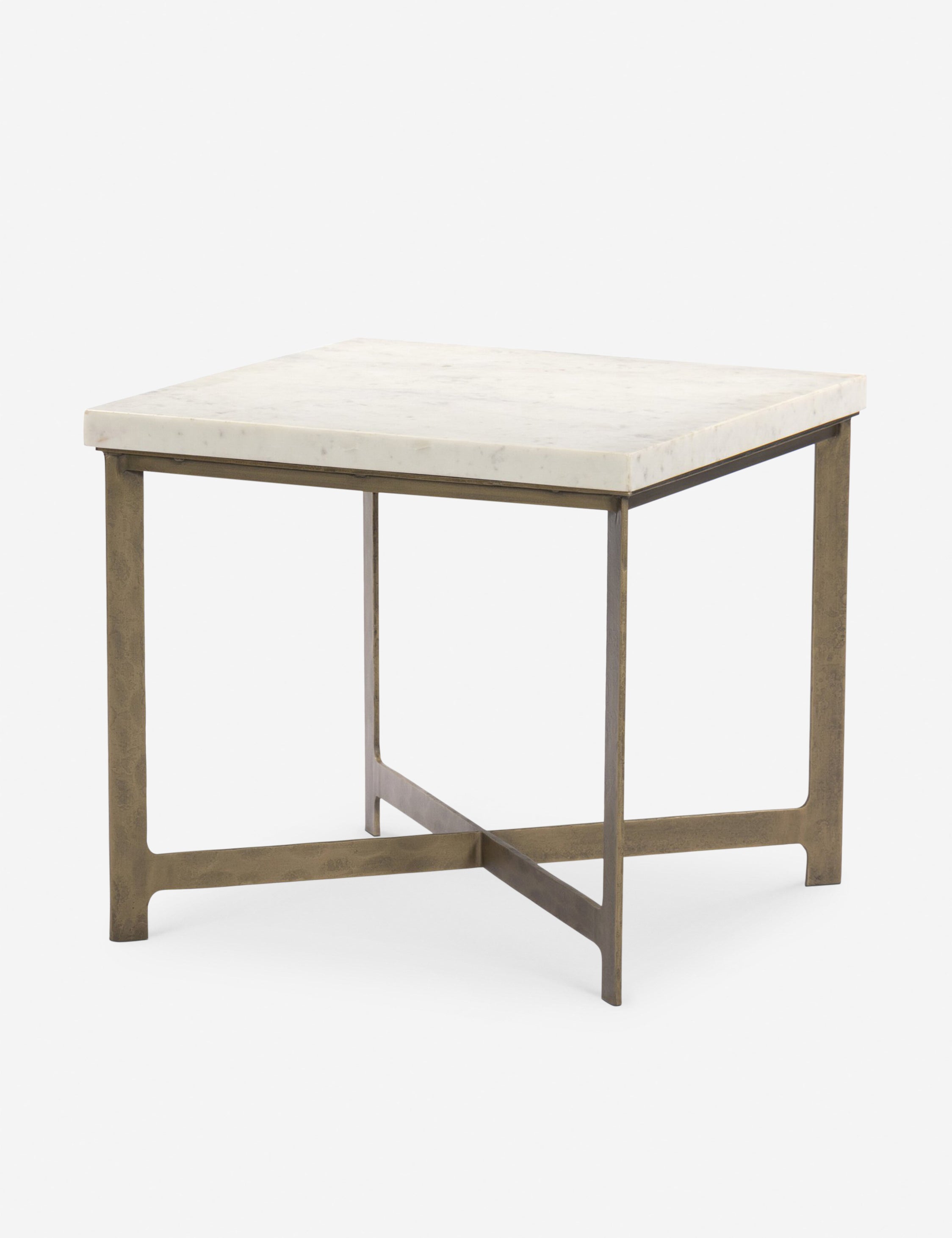 Modern Breslin Side Table - Stylish Nightstand for Bedroom, Living Room & Office - Compact End Table with Storage Shelf - Perfect for Small Spaces, Apartments & Dorm Rooms