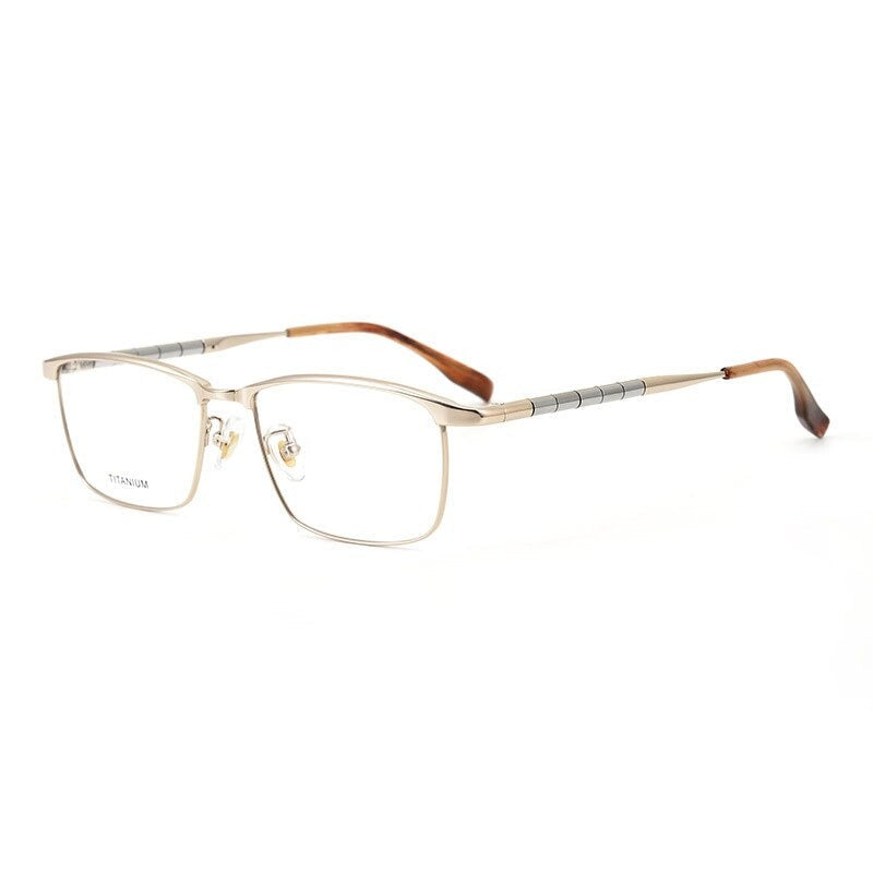 Eduardo Retro Titanium Ultra Light Glasses Frame - Vintage Style Eyewear for Men & Women | Perfect for Reading, Driving & Fashion Accessories