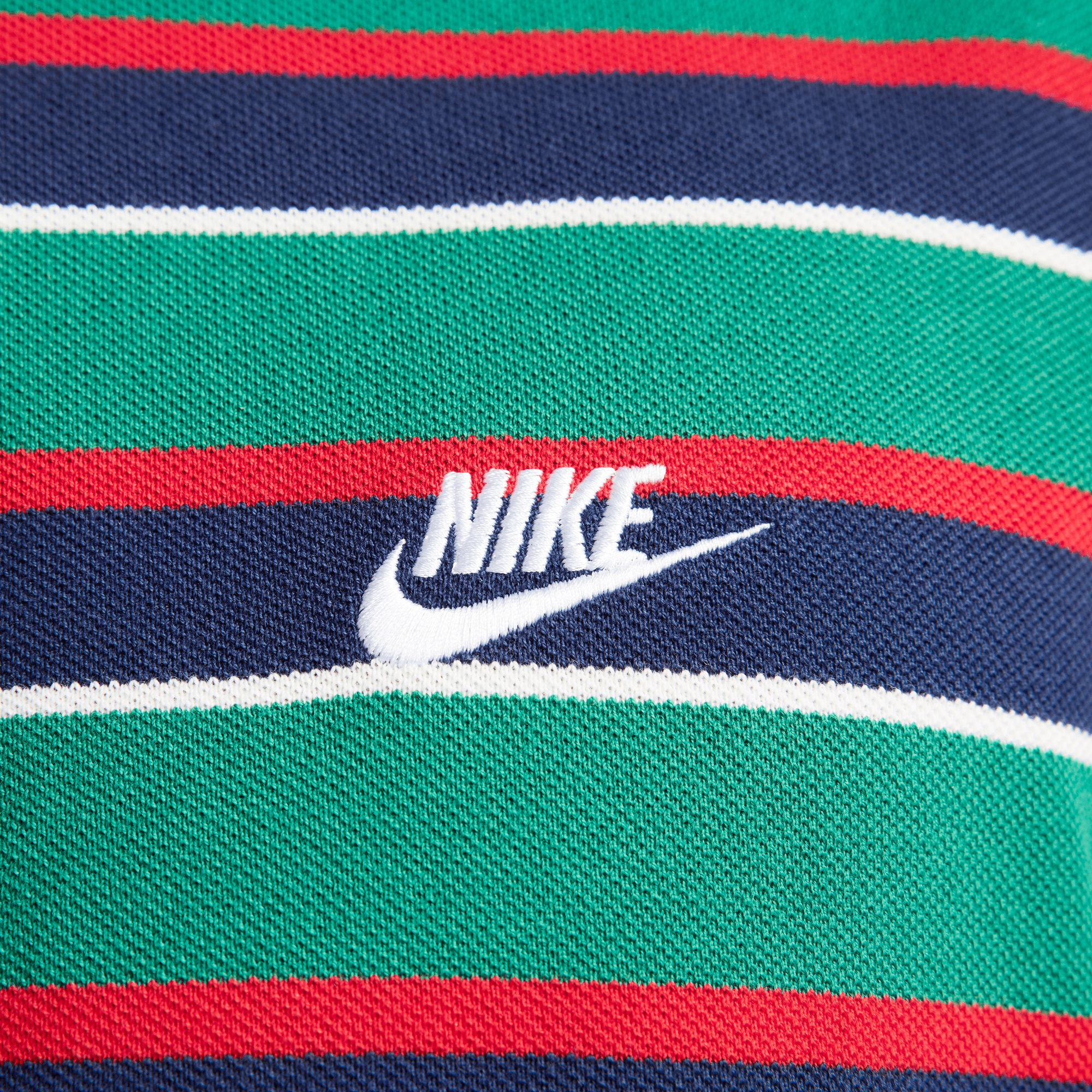 Men's Striped Polo Shirt - Green, Navy & Red Color Options | Casual Golf & Business Casual Wear