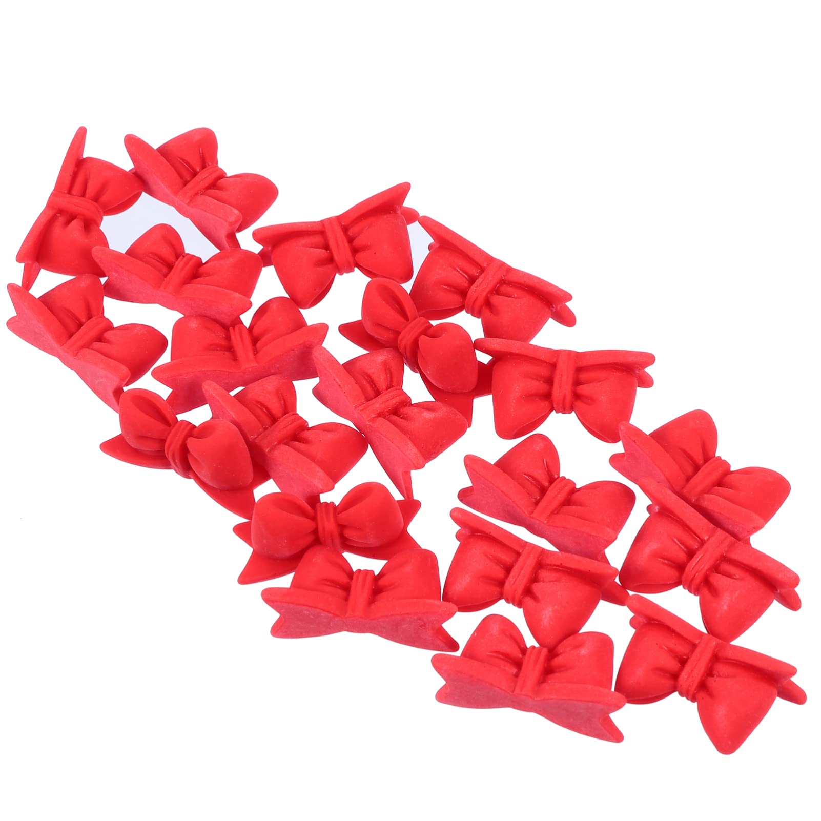 PRETYZOOM 20pcs 3D Bowknot Flatback Resin Charms - DIY Phone Case Decorations, Scrapbooking Embellishments, Jewelry Making Supplies - Perfect for Crafting, Gift Wrapping & Home Decor
