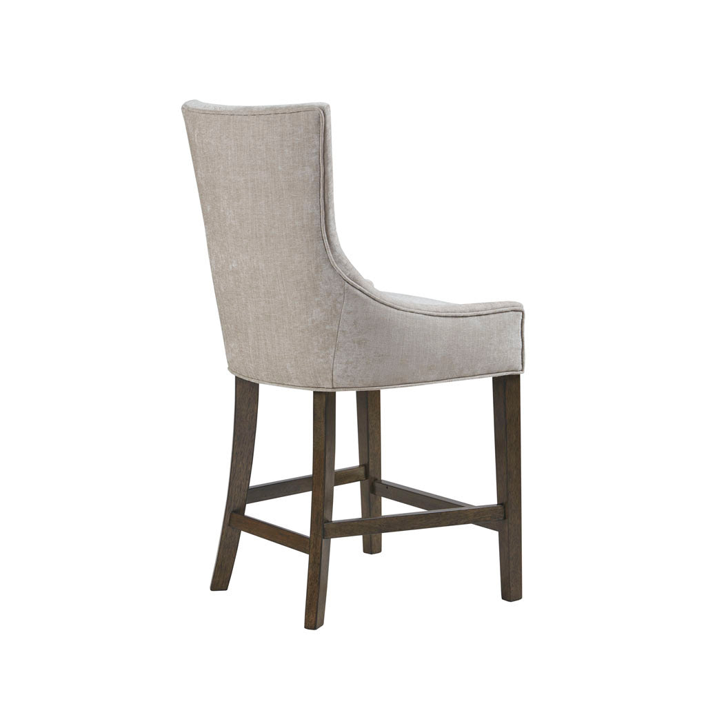 25.5 Inch Upholstered Counter Stool with Cushion - Adjustable Height Bar Stool for Kitchen Island, Breakfast Bar & Dining Room - Modern Home Decor & Comfortable Seating