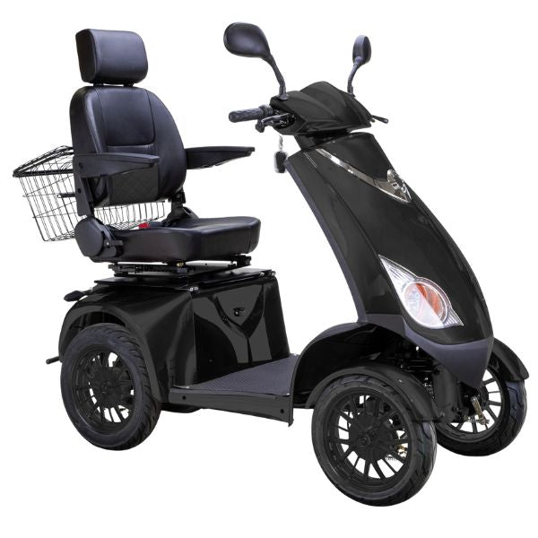 Premium Platinum Bariatric 4-Wheel Mobility Scooter for Heavy Adults - Heavy Duty Electric Wheelchair for Indoor & Outdoor Use - Ideal for Shopping, Travel, and Daily Mobility Assistance