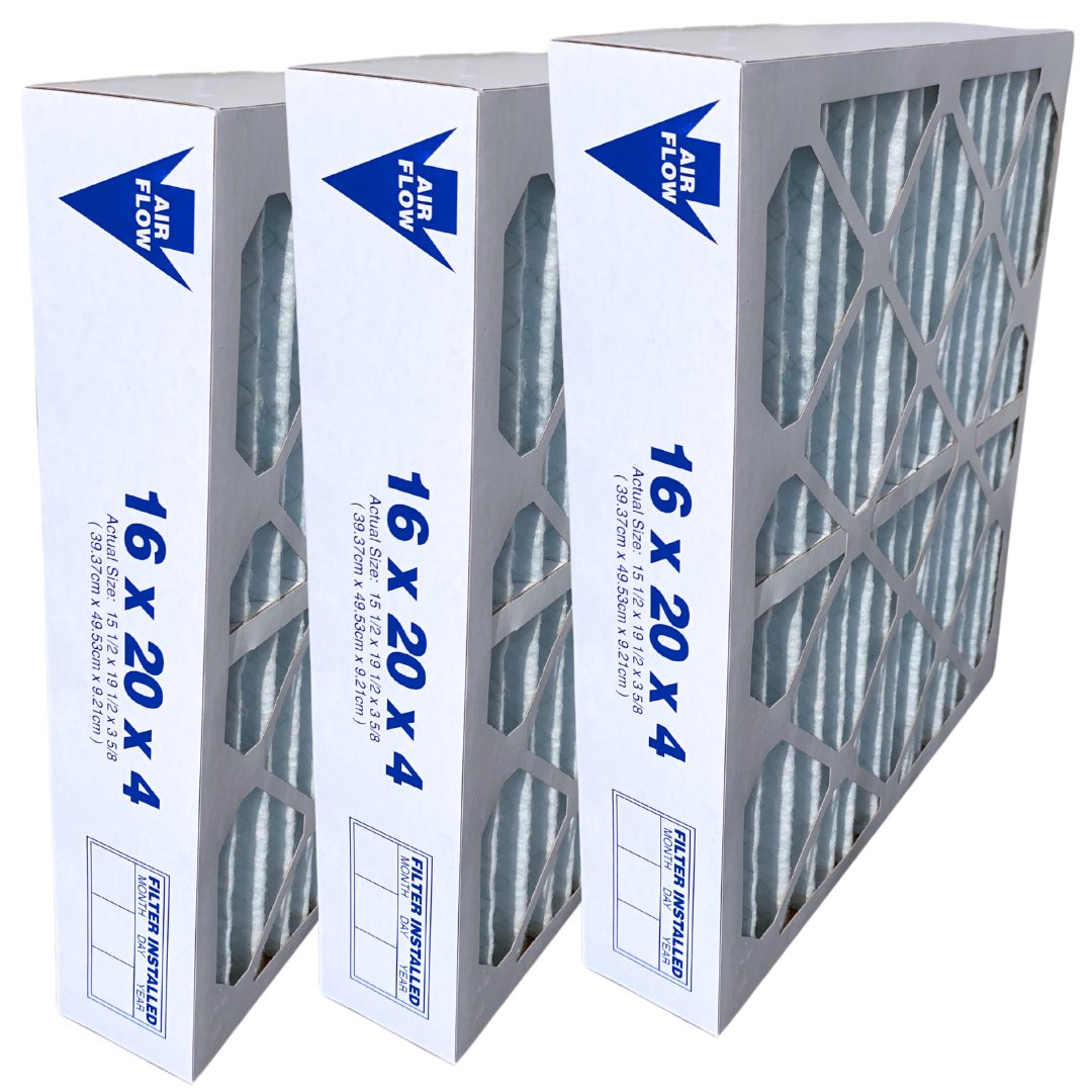 16x20x4 MERV 11 Air Filters - 3 Pack | Compatible with TopTech TT FM 1620, TTFM1620, TT FM 1620QB, Carrier TechPure TT MAC 1722 & TT MAC 1620 | Perfect for HVAC Systems, Furnaces & Air Purifiers