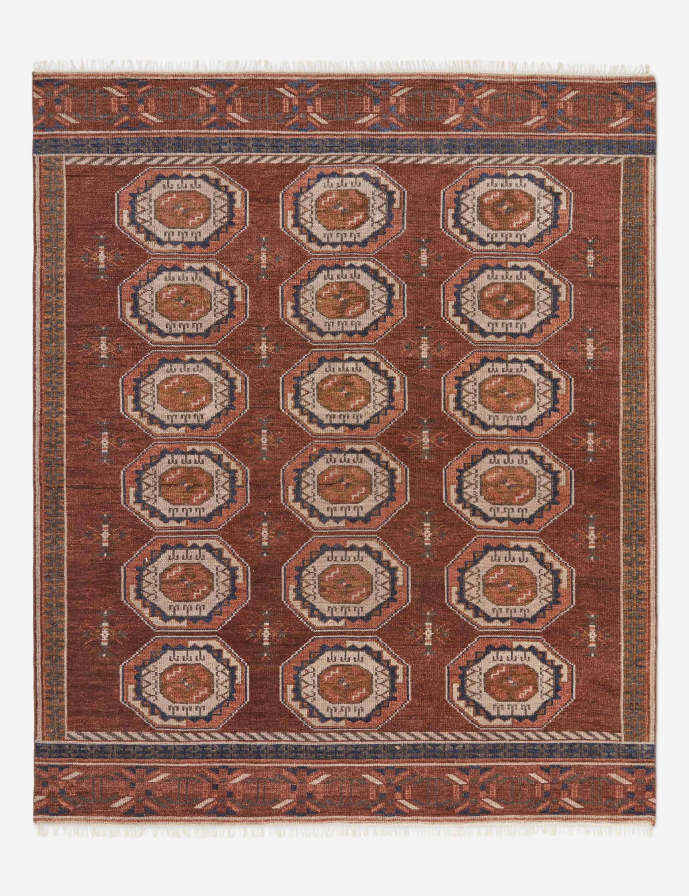 Hand Knotted Wool Rug - Premium Quality, Soft & Durable - Perfect for Living Room, Bedroom, or Office Decor