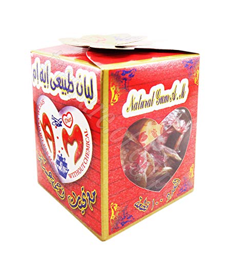 **Natural Sugar-Free Turkish Mastic Gum (100 Pieces) - Authentic Organic Chewing Gum for Fresh Breath & Digestion - Perfect for Travel, Office & Stress Relief**