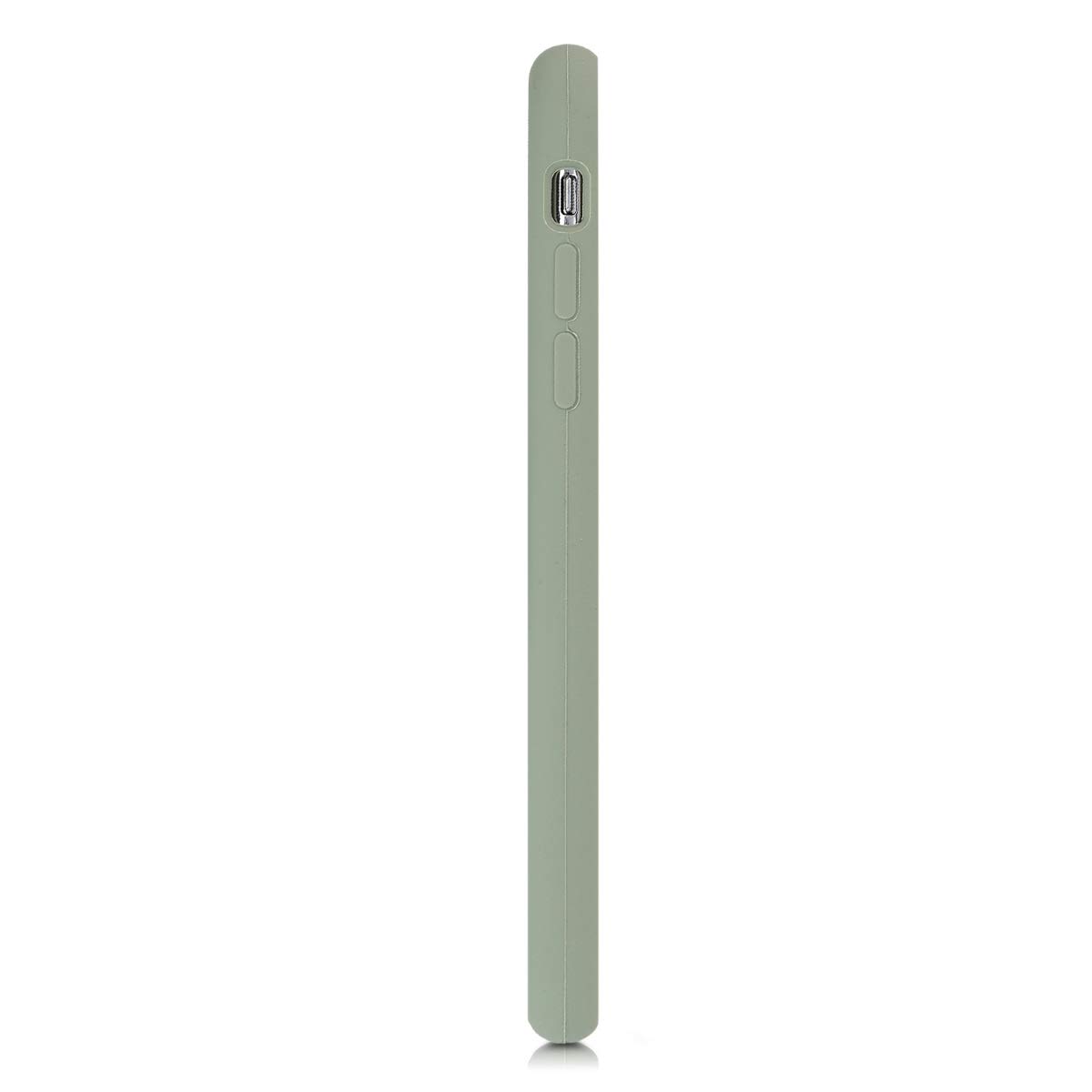 kwmobile Premium TPU Silicone Case for Apple iPhone X - Soft Protective Phone Cover in Gray Green | Slim Fit, Shock Absorption for Everyday Use & Outdoor Activities