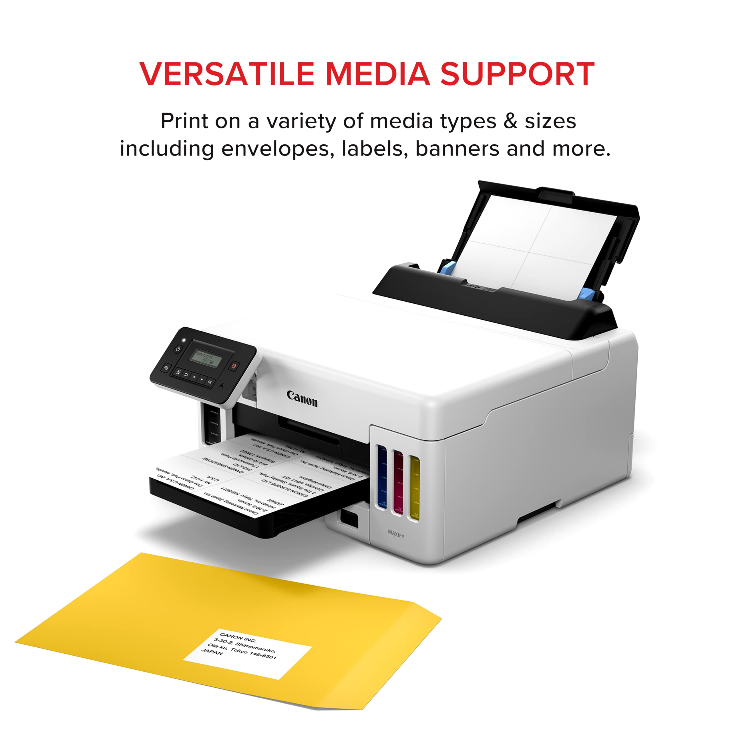 Canon MAXIFY GX5020 Wireless Single Function Printer - High-Speed Printing for Home & Small Office | Ideal for Documents, Reports & Everyday Printing Needs