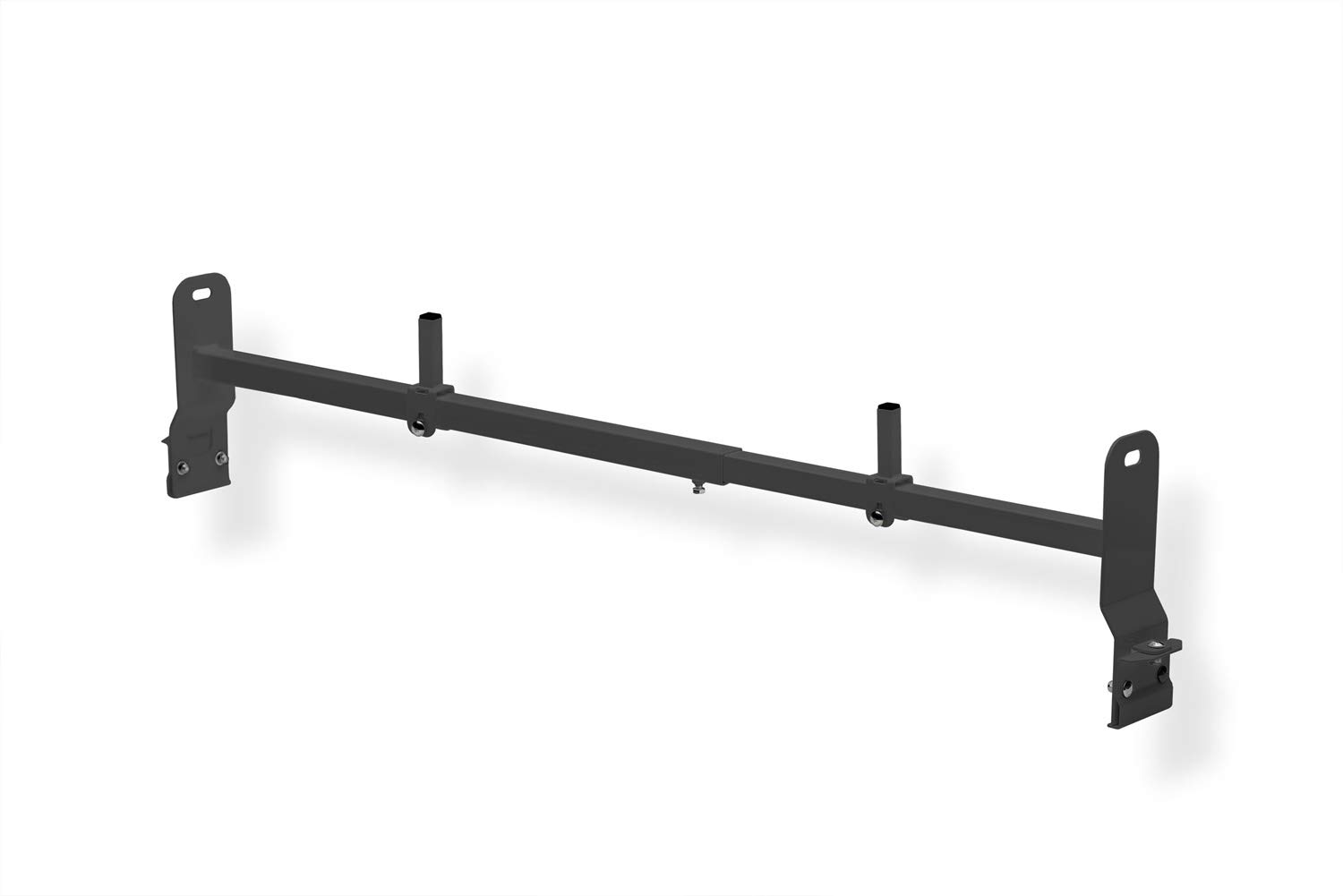 Black Van Rack 3-Piece Set - Clamp-On Installation for Cargo Organization
