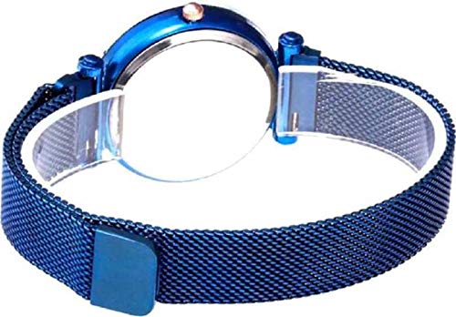 Zeydan Luxury Analog Magnetic Belt Watch for Women & Girls - Elegant Fashion Accessory for Office, Party & Everyday Wear
