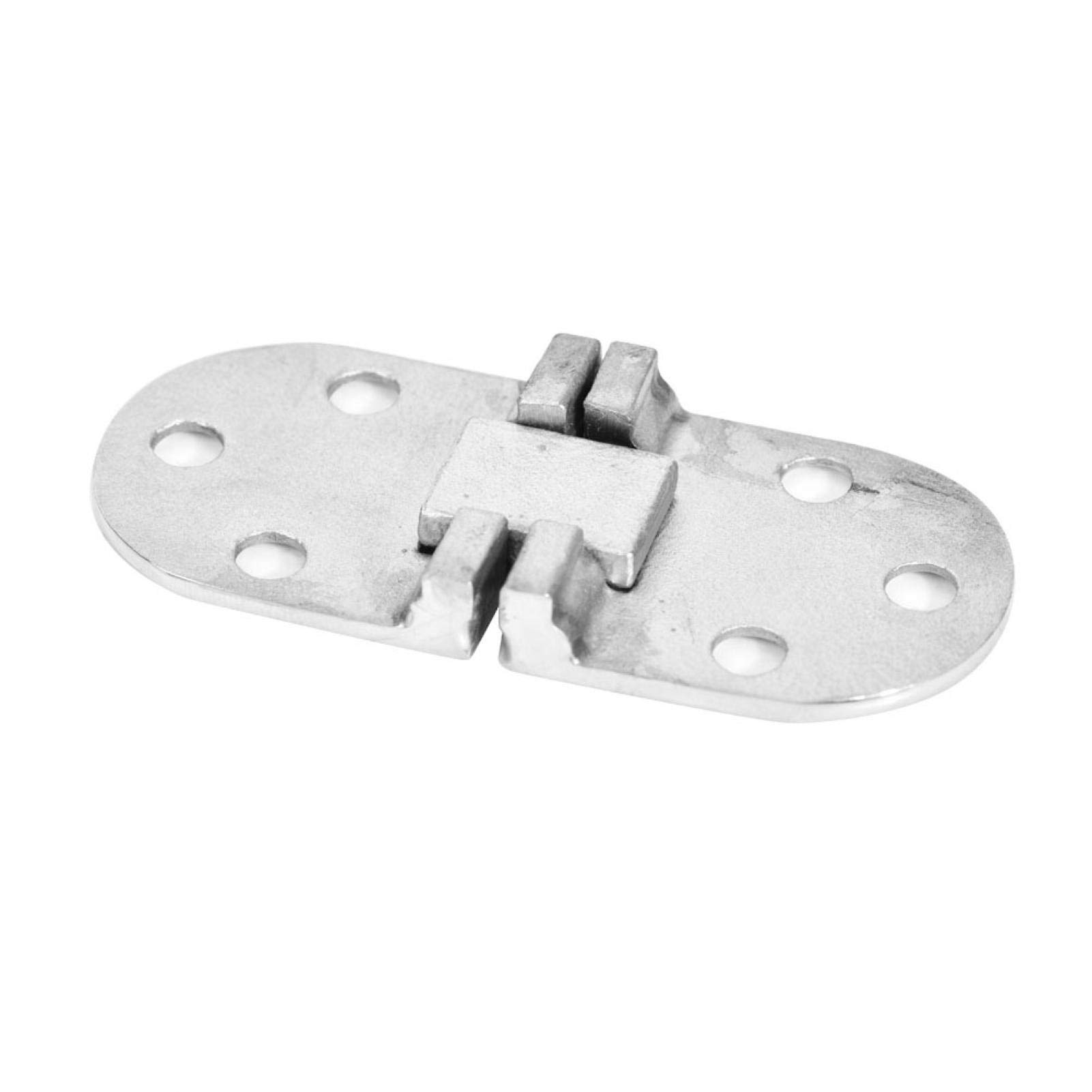 Stainless Steel Folding Hinge 66x30mm - Heavy Duty Cabinet Hinges for Kitchen, Furniture & Butler Trays | Durable Household Hardware for Tables, Doors & DIY Projects