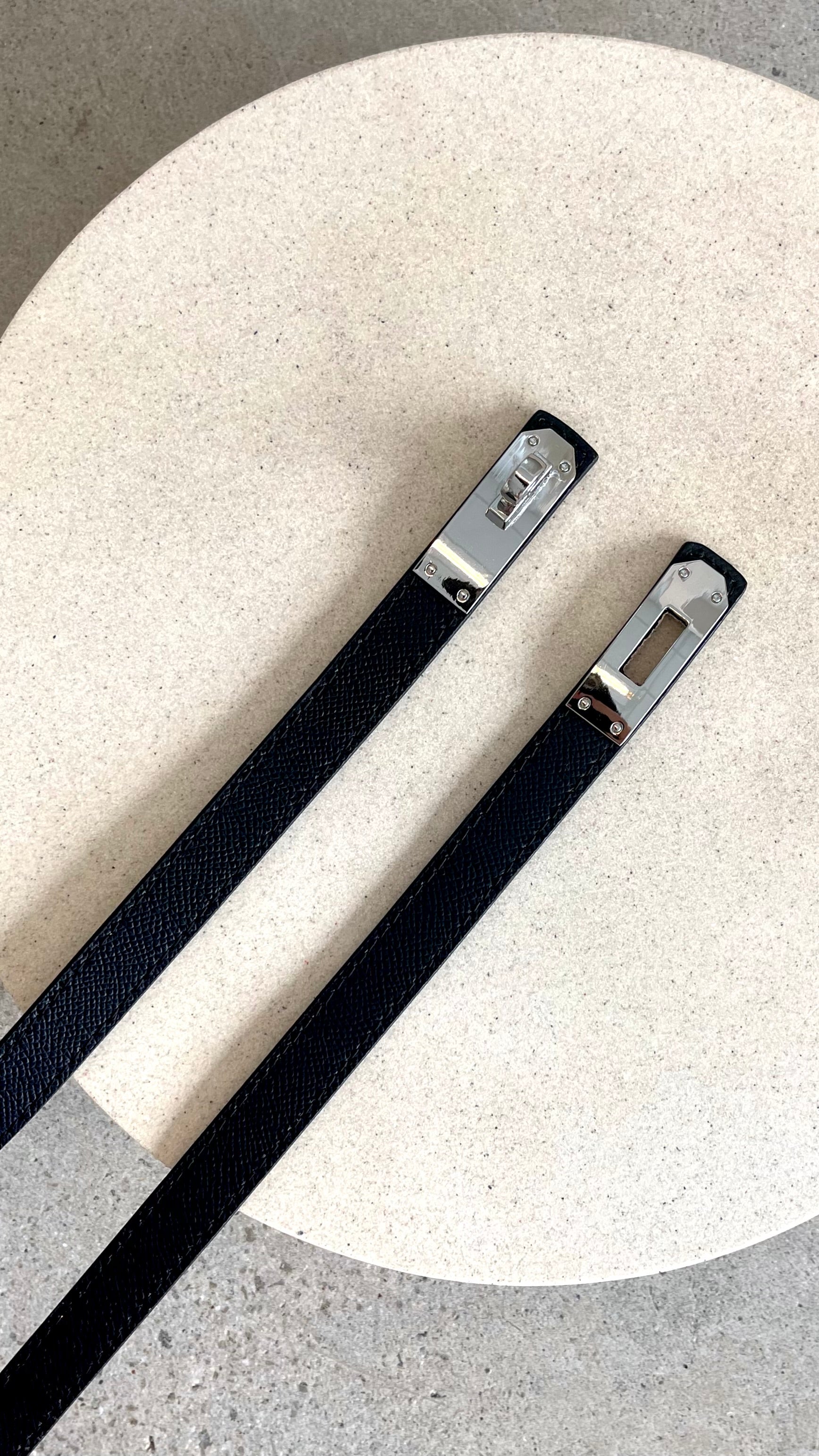 Black Aline Belt for Women - Adjustable Waist Belt for Dresses, Skirts & Pants - Fashion Accessory for Casual & Office Wear