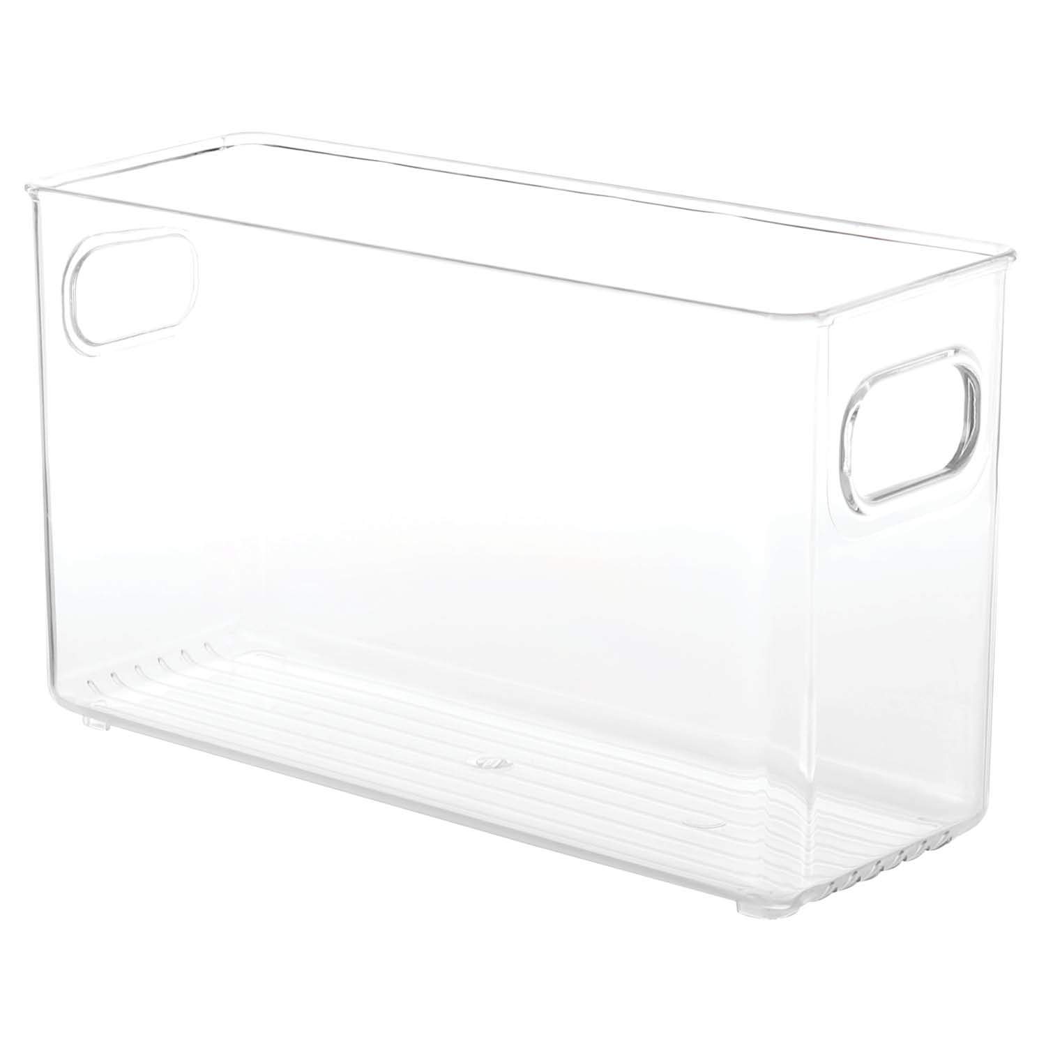 StorageBud Clear Stackable Pantry & Refrigerator Organizer Bins - Fridge & Freezer Storage Containers for Food Organization - Perfect for Kitchen, Pantry, Meal Prep and Home Organization